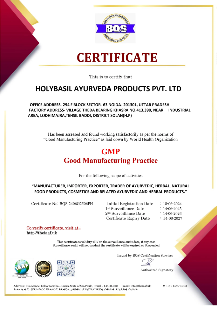 Good Manufacturing Practice document